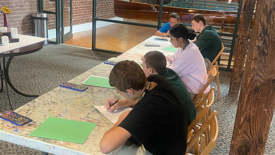 Renaissance Academy Students at the Anderson Art Center