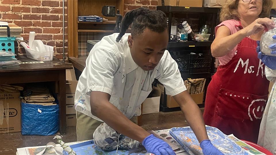 Renaissance Academy Students at the Anderson Art Center